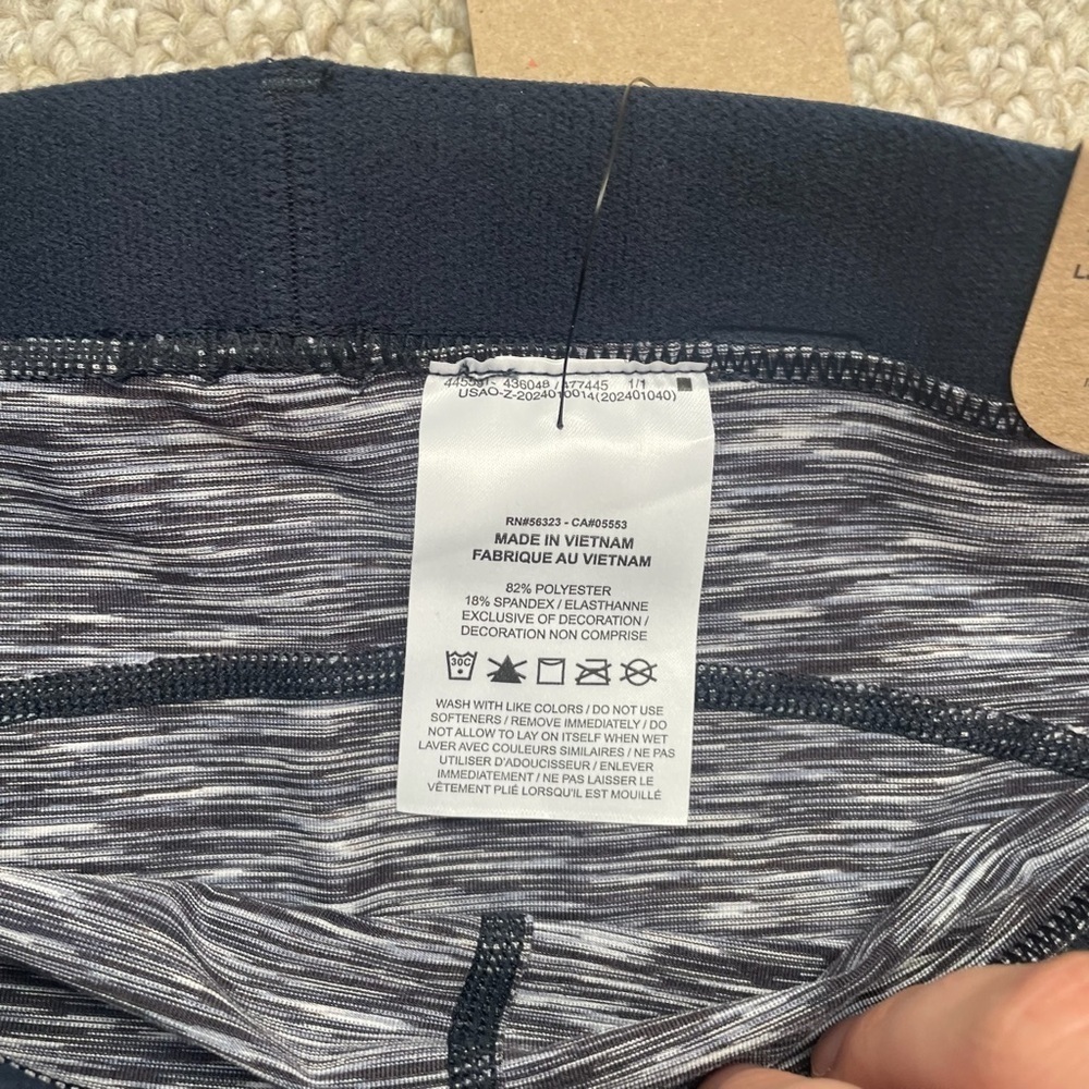 Nike Pro Women’s 3” Dri-Fit Navy Blue Training Spacedye Spandex Sz S NWT - Picture 4 of 6